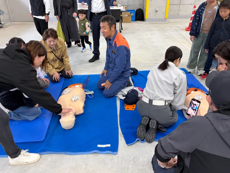 救命講習の様子
