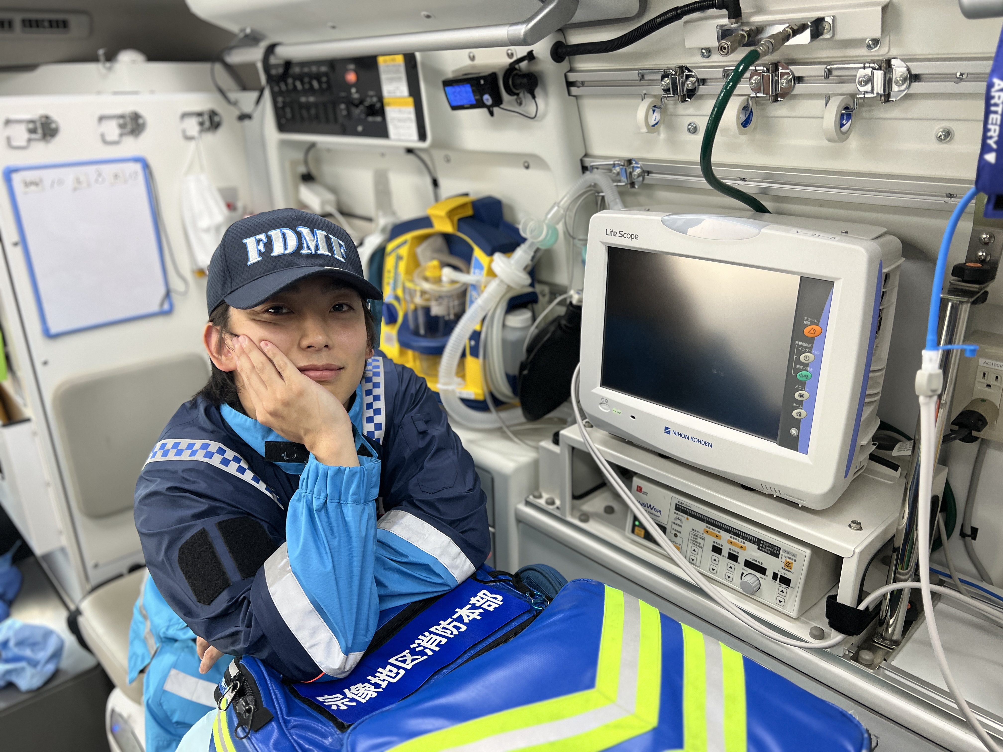 消防隊の写真